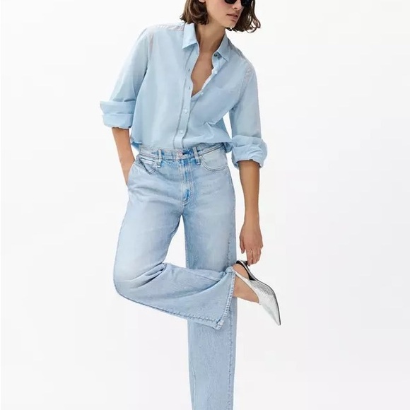 NWT Rag&Bone Miramar Wide-Leg Pants
Cotton Terry Sweatpant Jeans Aria light blue - Picture 7 of 15